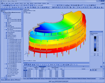 RFEM - 3D végeselem módszer  és tervező program referencia kép 3
